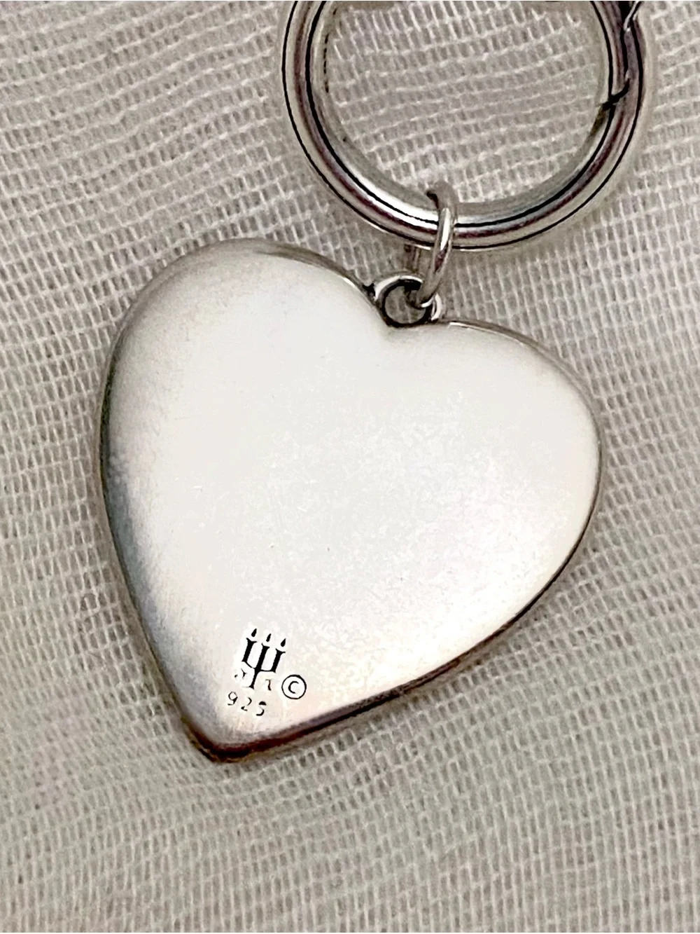 James Avery Full of Love Enamel Heart Dangle Charm | 925 Sterling Silver